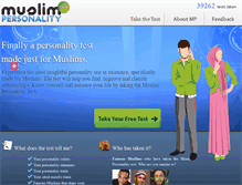 Tablet Screenshot of muslimpersonality.com